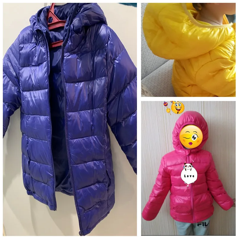 Autumn Winter Kids Down Jackets For Girls Children Warm Down Coats For Boys 2-8 Years Toddler Girls Parkas Outerwear Clothes
