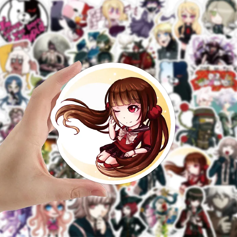50 шт. наклейки из игры Danganronpa для сноуборда ноутбука багажа холодильника гитары