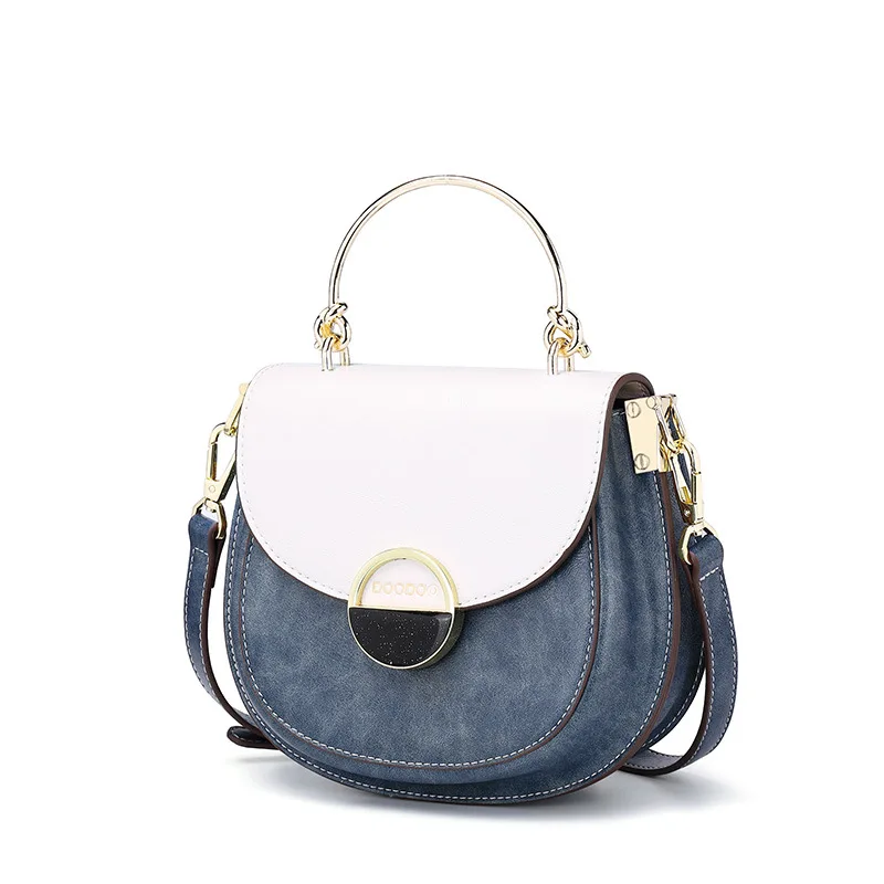 Luxury Women Handbags 2020 New Saddle Bag Elegant Contrast Color Single Shoulder Messenger Small Bag Designer Crossbody Bag
Luxury Women Handbags 2020 New Saddle Bag Elegant Contrast Color Single Shoulder Messenger Small Bag Designer Crossbody Bag