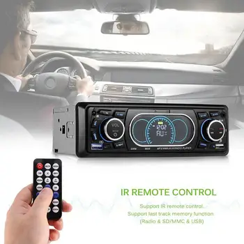 Bluetooth 1 Din Car Stereo Audio Modulator FM Receiver MP3 Radio Player USB/TF/AUX with Remote Controller Car MP3 Player
Bluetooth 1 Din Car Stereo Audio Modulator FM Receiver MP3 Radio Player USB/TF/AUX with Remote Controller Car MP3 Player