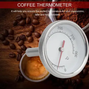 Stainless Steel Dial Pointer Thermometer Milk Foam Coffee temperature tester High Quanlity BBQ Thermometer Food Thermometer
Stainless Steel Dial Pointer Thermometer Milk Foam Coffee temperature tester High Quanlity BBQ Thermometer Food Thermometer