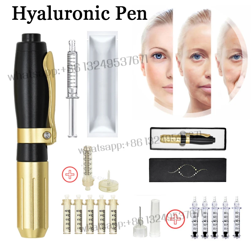 

2020 2in1 High Pressure Hyaluronic Acid Pen Injection Pen For Anti Wrinkle Lifting Lip Injection Gun Lip Filler Atomizer