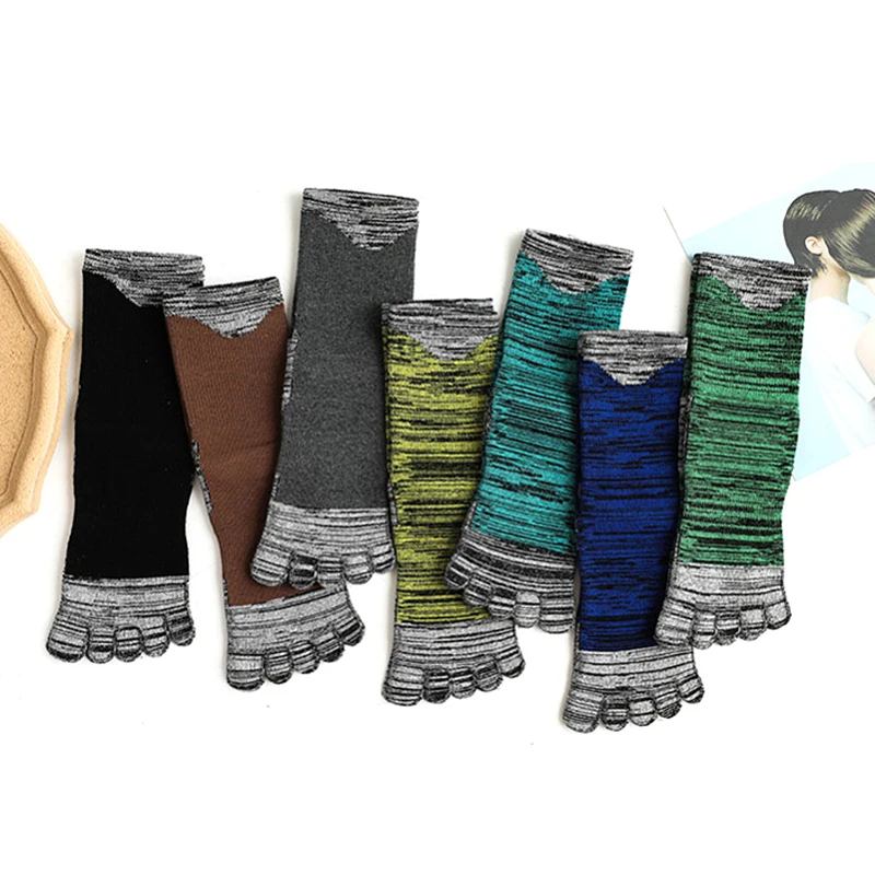 Colorful Men Finger Socks Thicken Comfortable Five Toe Absorbs Sweat Toe Socks Fashion Soft Breathable Warm Tube Socks
Colorful Men Finger Socks Thicken Comfortable Five Toe Absorbs Sweat Toe Socks Fashion Soft Breathable Warm Tube Socks