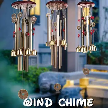 Large Resonant Wind Chimes 4/10/13 Tube Copper Church Bell Home Yard Garden Decor Windchime Ornament
Large Resonant Wind Chimes 4/10/13 Tube Copper Church Bell Home Yard Garden Decor Windchime Ornament