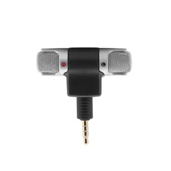 

Mini Jack Microphone Stereo Mic For Recording Mobile Phone Studio Interview Microphone For iPhone Android smartphone laptops PC