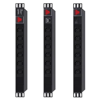 PDU Network Cabinet Rack 6 Unit IEC C13 Female Socket Outlet Switch Lightning Protection Power Strip Distribution Outlet
PDU Network Cabinet Rack 6 Unit IEC C13 Female Socket Outlet Switch Lightning Protection Power Strip Distribution Outlet