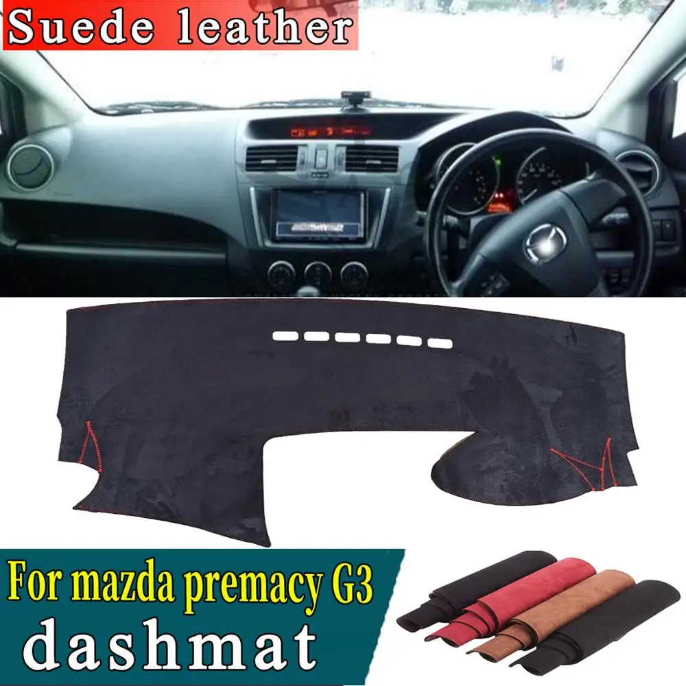 Car-styling Suede Leather Dashmat Dashboard Cover Dash Mat Carpet ForNissan Lafesta Highway STAR For Mazda 5 Premacy 2011-2019
Car-styling Suede Leather Dashmat Dashboard Cover Dash Mat Carpet ForNissan Lafesta Highway STAR For Mazda 5 Premacy 2011-2019