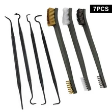 Pick and Brush Set Double-headed 3 Wire Brushes and 4 Nylon Picks Multipurpose Car Detailing Cleaning Tool Accessories
Pick and Brush Set Double-headed 3 Wire Brushes and 4 Nylon Picks Multipurpose Car Detailing Cleaning Tool Accessories