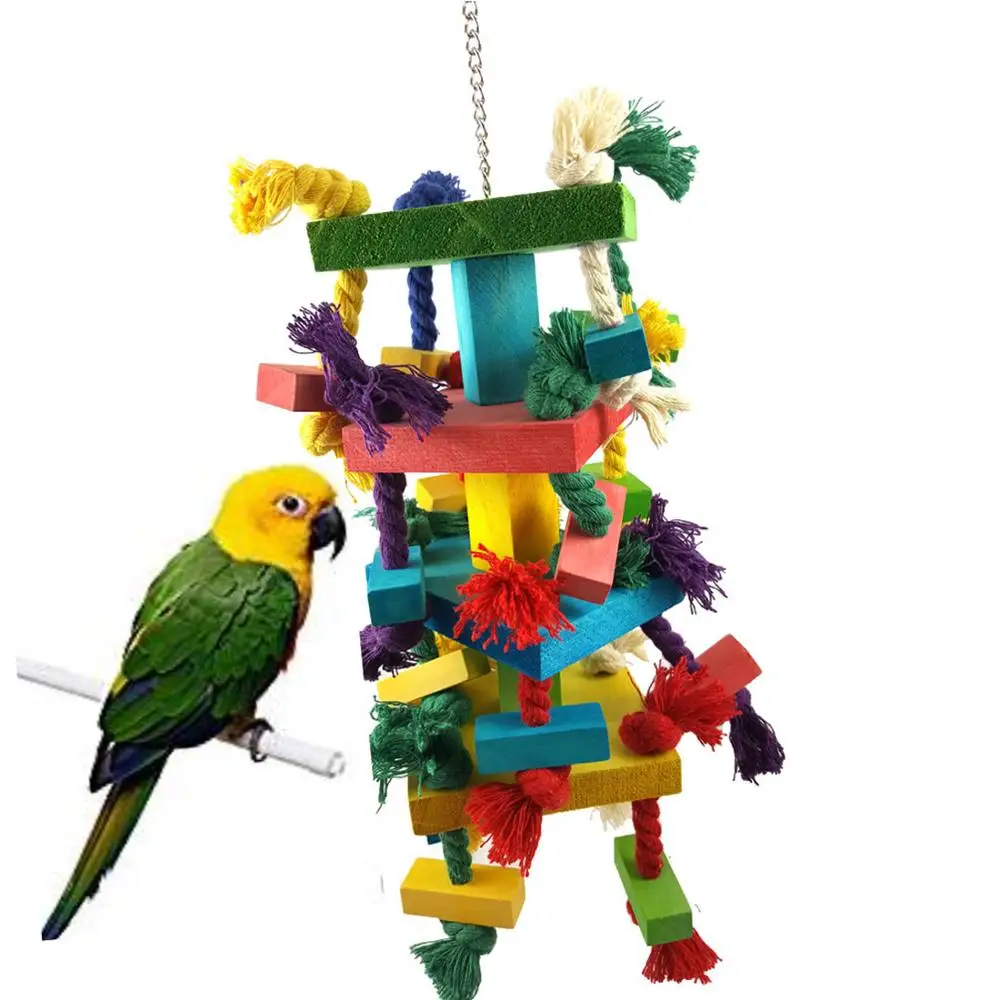 Bird Chewing Toys Parrot Toy Bird Toys Best for African Grey Macaws Cockatoos Eclectus Amazon Parrot Birds and More
Bird Chewing Toys Parrot Toy Bird Toys Best for African Grey Macaws Cockatoos Eclectus Amazon Parrot Birds and More