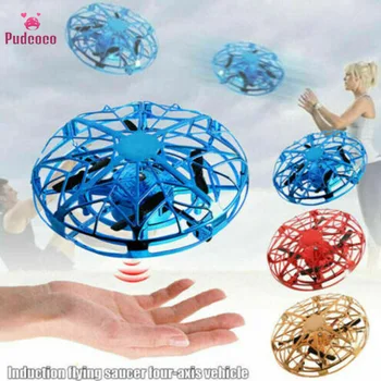 Pudcoco Flying Ball UFO Mini Drone Hand Controlled Helicopter Quadcopter Infrared Induction Helicopter LED Indicator Flying Toys
Pudcoco Flying Ball UFO Mini Drone Hand Controlled Helicopter Quadcopter Infrared Induction Helicopter LED Indicator Flying Toys