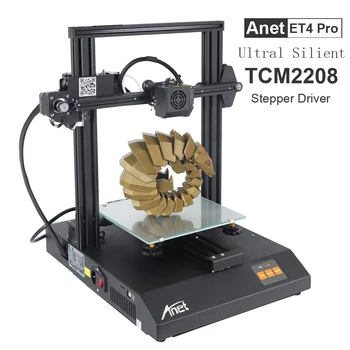 Anet ET4 Pro/ET4 3D Printer TMC2208/A4988 Support Resume Power Failure Printing FDM 3d Printer Kit DIY with 10M Filament
Anet ET4 Pro/ET4 3D Printer TMC2208/A4988 Support Resume Power Failure Printing FDM 3d Printer Kit DIY with 10M Filament