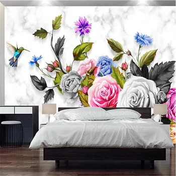 Milofi custom 3D wallpaper mural modern minimalist hand-painted retro rose TV background wall decorative painting 
Milofi custom 3D wallpaper mural modern minimalist hand-painted retro rose TV background wall decorative painting