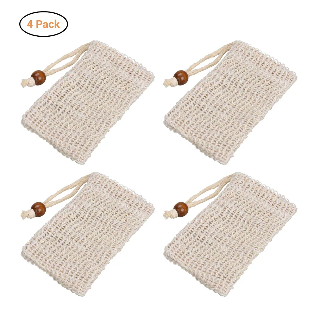 4PCS Soft Comfortable Linen Soap Mesh Bag with Pouch Holder for Foaming and Drying The Soap Drawstring Elastic Firm Soap bag
4PCS Soft Comfortable Linen Soap Mesh Bag with Pouch Holder for Foaming and Drying The Soap Drawstring Elastic Firm Soap bag