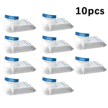 10pcs Transparent Face Protective Shield Cover Anti-Spray Splash Anti-Fog Anti Flying Spit Saliva Safety Work Guard Shield Cover
10pcs Transparent Face Protective Shield Cover Anti-Spray Splash Anti-Fog Anti Flying Spit Saliva Safety Work Guard Shield Cover