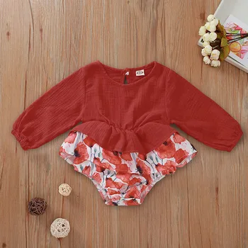 Baby Long Sleeve Bodysuit Red Floral Newborn Onesie Baby Girl Fall Clothes New Born Baby Girl Clothes
Baby Long Sleeve Bodysuit Red Floral Newborn Onesie Baby Girl Fall Clothes New Born Baby Girl Clothes