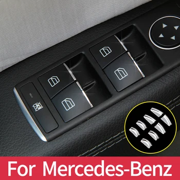 For Mercedes Benz A B CLA GLA Class W176 W246 C117 X156 Door Lift Button Stickers ABS Chrome Trim Cover Accessories Car Styling
For Mercedes Benz A B CLA GLA Class W176 W246 C117 X156 Door Lift Button Stickers ABS Chrome Trim Cover Accessories Car Styling