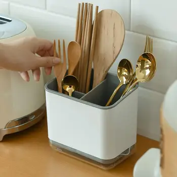 New 3 Grids Chopsticks Spoon Cutter Fork Storage Basket for Kitchen Multi-functional Tableware Storage Box
New 3 Grids Chopsticks Spoon Cutter Fork Storage Basket for Kitchen Multi-functional Tableware Storage Box