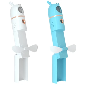 Portable Water Spray Mist Fan Electric USB Rechargeable Handheld Mini Fan Cooling Air Conditioner Humidifier for Outdoor 
Portable Water Spray Mist Fan Electric USB Rechargeable Handheld Mini Fan Cooling Air Conditioner Humidifier for Outdoor