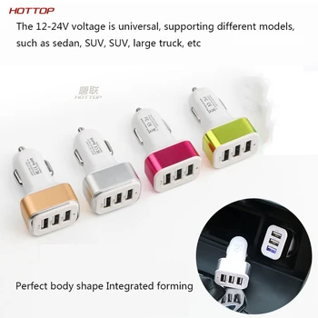 Car Charger 12V 24V Digital Display Car Charger Fast Charge Triple Cigarette Lighter Plug
Car Charger 12V 24V Digital Display Car Charger Fast Charge Triple Cigarette Lighter Plug
