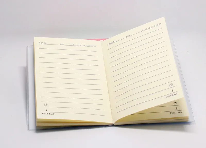 creative gift 64k plastic cover notebook solid