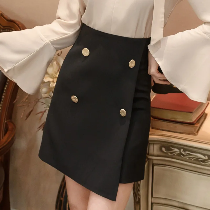 Debutante Fashion Spring Clothing New Style WOMEN'S Dress Button Short Skirt Women's A- line Skirt Women's 
Debutante Fashion Spring Clothing New Style WOMEN'S Dress Button Short Skirt Women's A- line Skirt Women's