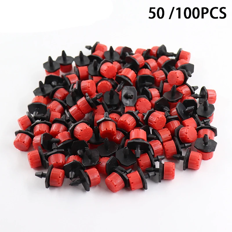 

50/100 PCS Garden Adjustable Micro Drip Watering Drip Irrigation Set Garden Vegetable Garden Watering Sprayer For 4/7mm Hose