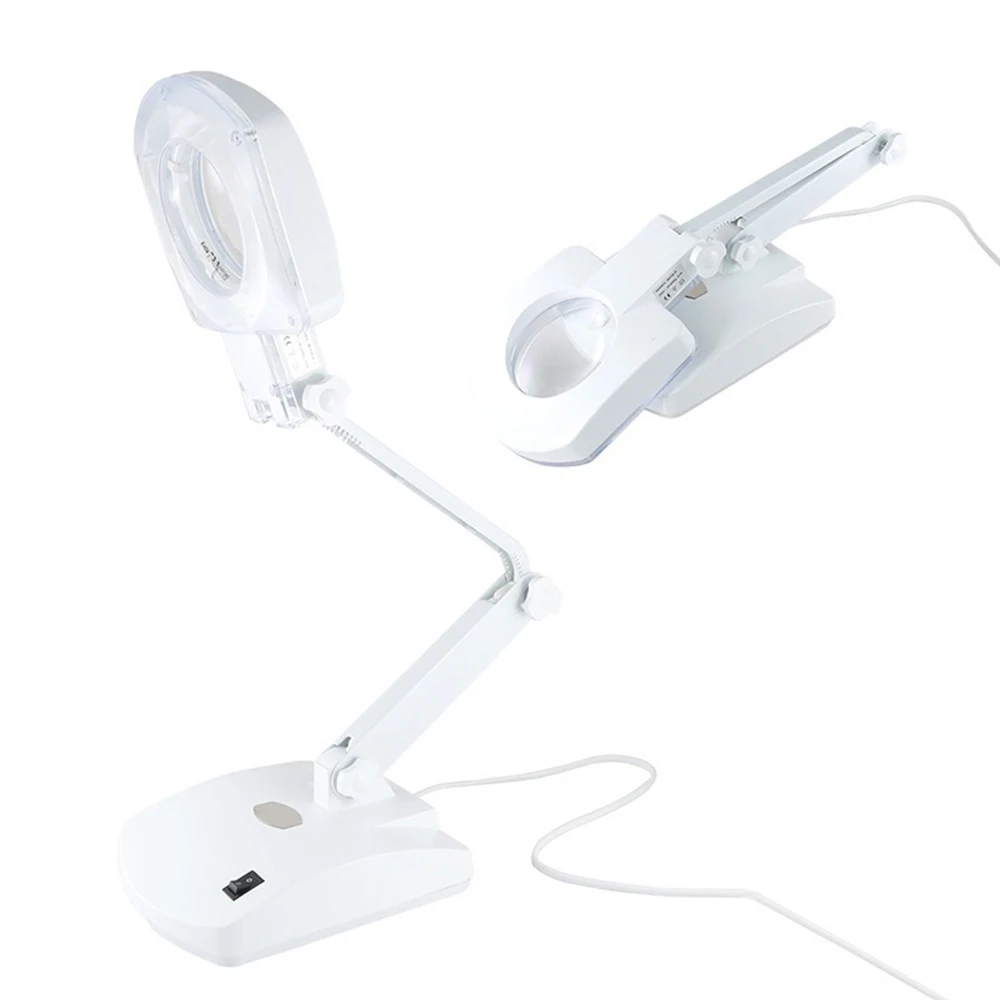 Folding Beauty Lighting ABS Lampshade LED Magnifying Glass Table Lamp 90mm,25mm Lens BST-8611B Illuminated Magnifying Desk Lamp
Folding Beauty Lighting ABS Lampshade LED Magnifying Glass Table Lamp 90mm,25mm Lens BST-8611B Illuminated Magnifying Desk Lamp