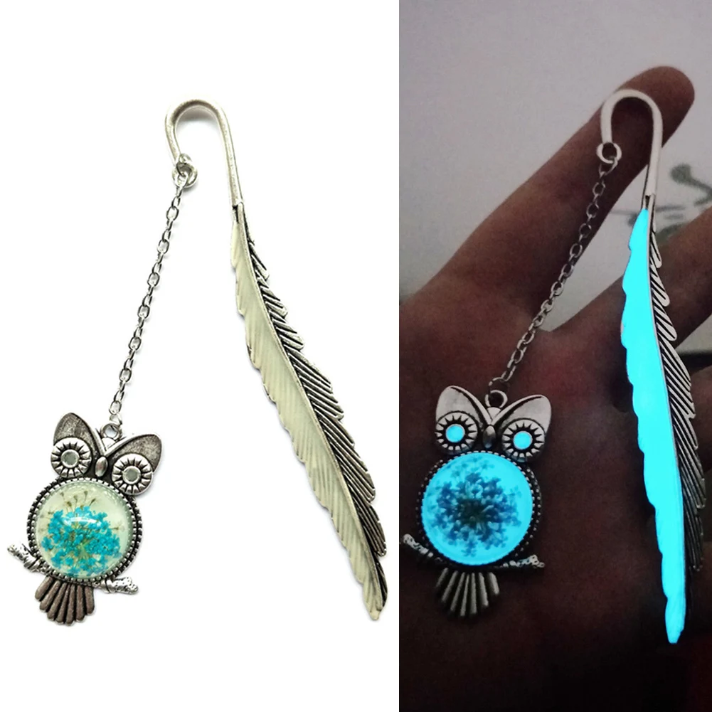 Feather Owl Design Glow In The Dark Label Luminous Bookmark Read Maker Book Accessories
Feather Owl Design Glow In The Dark Label Luminous Bookmark Read Maker Book Accessories