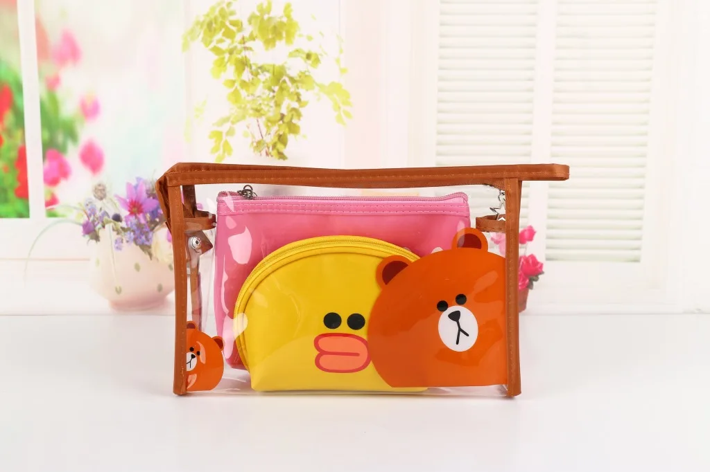 2018 South Korea Hot Sales Mascot Hot Selling Cony Rabbit Small Yellow Duck PVC Cosmetic Bag Three-piece Set
2018 South Korea Hot Sales Mascot Hot Selling Cony Rabbit Small Yellow Duck PVC Cosmetic Bag Three-piece Set