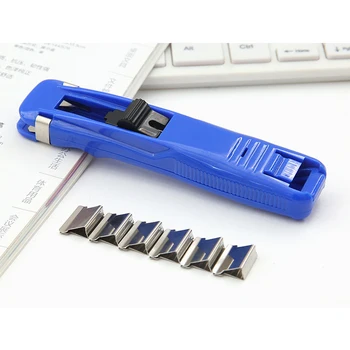 Push Clip Device Portable Handheld Paper Fast Clam Clip Dispenser Metal Refill Clips for School Office Student LHB99
Push Clip Device Portable Handheld Paper Fast Clam Clip Dispenser Metal Refill Clips for School Office Student LHB99