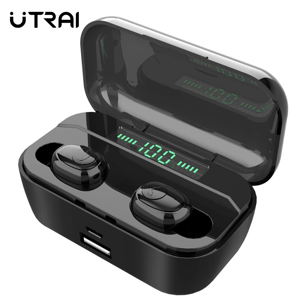 UTRAI Wireless Earphone Bluetooth 8D Stereo Earbuds TWS 5.0 Headset LED Touch Control Waterproof 3500mAh Power Bank Earphones
UTRAI Wireless Earphone Bluetooth 8D Stereo Earbuds TWS 5.0 Headset LED Touch Control Waterproof 3500mAh Power Bank Earphones