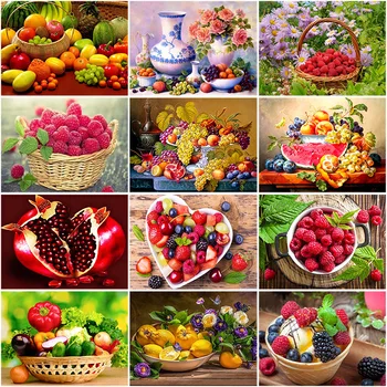 DIY 5D Diamond Painting Fruit Strawberry Diamond Embroidery Rhinestones Cross Stitch Full Round Drill Mosaic Kitchen Wall Decor
DIY 5D Diamond Painting Fruit Strawberry Diamond Embroidery Rhinestones Cross Stitch Full Round Drill Mosaic Kitchen Wall Decor
