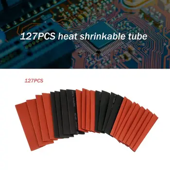 127Pcs Heat Shrinkable Tube Insulation Tube Flame Retardant Terminal Electrician Household Wiring Color Heat Shrinkable Tube
127Pcs Heat Shrinkable Tube Insulation Tube Flame Retardant Terminal Electrician Household Wiring Color Heat Shrinkable Tube