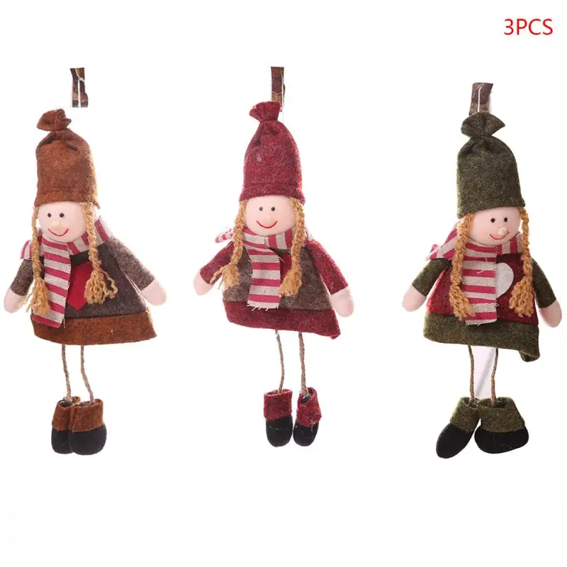3pcs/set Christmas Doll Snowman Ornament Tree Toy Hanging Festival Party Xmas Decorations Gift for Home
3pcs/set Christmas Doll Snowman Ornament Tree Toy Hanging Festival Party Xmas Decorations Gift for Home
