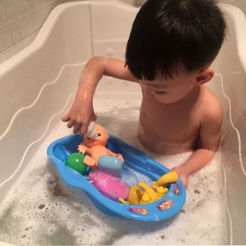 Girls Bathtub Baby Doll Bath Time Set Games Kids Christmas Birthday Gift Toy For Child Water Floating Toys Early Educational
Girls Bathtub Baby Doll Bath Time Set Games Kids Christmas Birthday Gift Toy For Child Water Floating Toys Early Educational