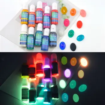 10 Colors Glowing in Dark Epoxy Resin Pigment Kit Luminous Colorant Liquid Resin Dye Jewelry Making
10 Colors Glowing in Dark Epoxy Resin Pigment Kit Luminous Colorant Liquid Resin Dye Jewelry Making