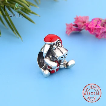 Fit Pandora Charms Bracelets 925 Sterling Silver Original Eeyore Christmas Charm Beads for Making DIY Jewelry Berloque 
Fit Pandora Charms Bracelets 925 Sterling Silver Original Eeyore Christmas Charm Beads for Making DIY Jewelry Berloque