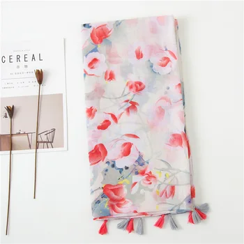 2020 New Style Scarf Women's Spring Cotton Scarf Printed Silk Scarves Travel Sun-resistant Shawl luxury winter
2020 New Style Scarf Women's Spring Cotton Scarf Printed Silk Scarves Travel Sun-resistant Shawl luxury winter