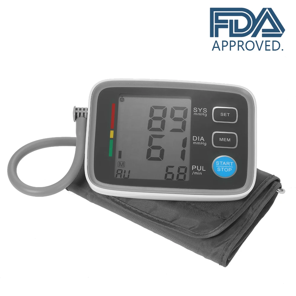 AlphaMed LCD Upper Arm Blood Pressure Monitor with Cuff Digital Arm Tonometer Portable Blood Pressure CE & FDA & ROHS Approved
AlphaMed LCD Upper Arm Blood Pressure Monitor with Cuff Digital Arm Tonometer Portable Blood Pressure CE & FDA & ROHS Approved