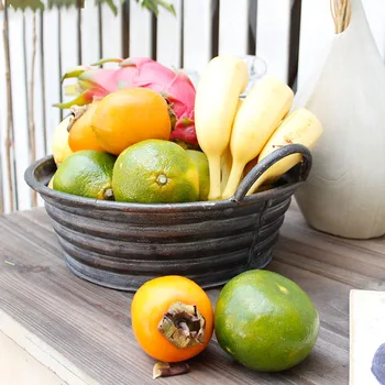 Metal Vase Vintage Serving Tray With Handles European Antique Iron Flower Barrel Fruit Storage Basket For Home Decor
Metal Vase Vintage Serving Tray With Handles European Antique Iron Flower Barrel Fruit Storage Basket For Home Decor