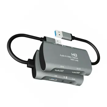 4K HD 1080P 60fps HDMI Video Capture Card USB 3.0 Mic Game Record Live Streaming Audio Four In One System Compatible
4K HD 1080P 60fps HDMI Video Capture Card USB 3.0 Mic Game Record Live Streaming Audio Four In One System Compatible