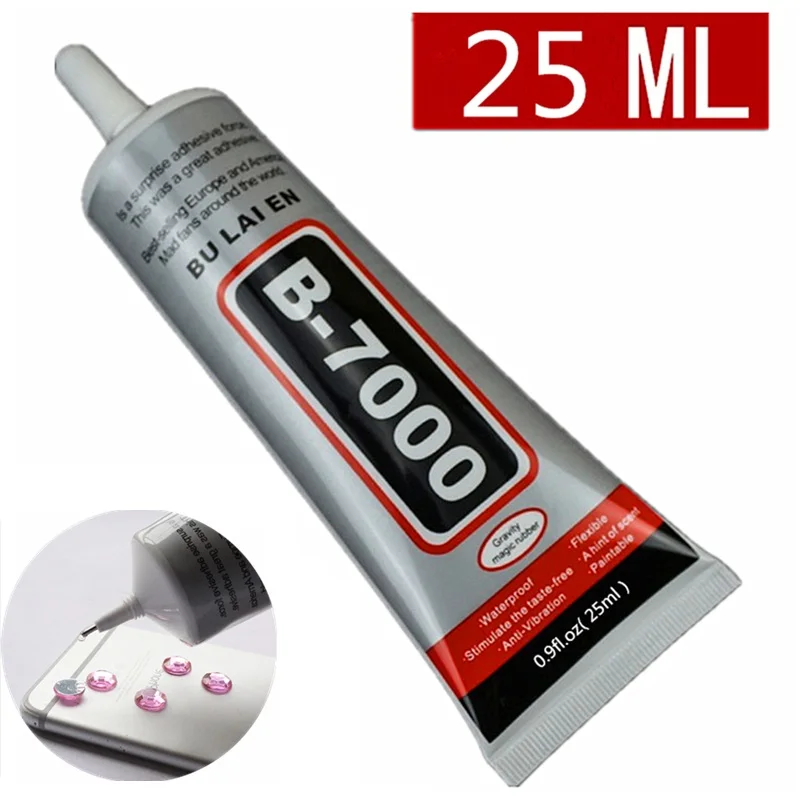B-7000 25ml Super Liquid Glue Multipurpose Adhesive DIY Jewelry Rhinestone Crafts Fix Phone Screen Glass B7000 Glue Nail Gel Pen
B-7000 25ml Super Liquid Glue Multipurpose Adhesive DIY Jewelry Rhinestone Crafts Fix Phone Screen Glass B7000 Glue Nail Gel Pen