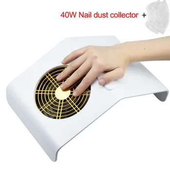 40W Powerful Nail Dust Suction Collector Vacuum Cleaner Professional manicure machine with 2 Dust Bag Nail Art Salon Equipment 
40W Powerful Nail Dust Suction Collector Vacuum Cleaner Professional manicure machine with 2 Dust Bag Nail Art Salon Equipment