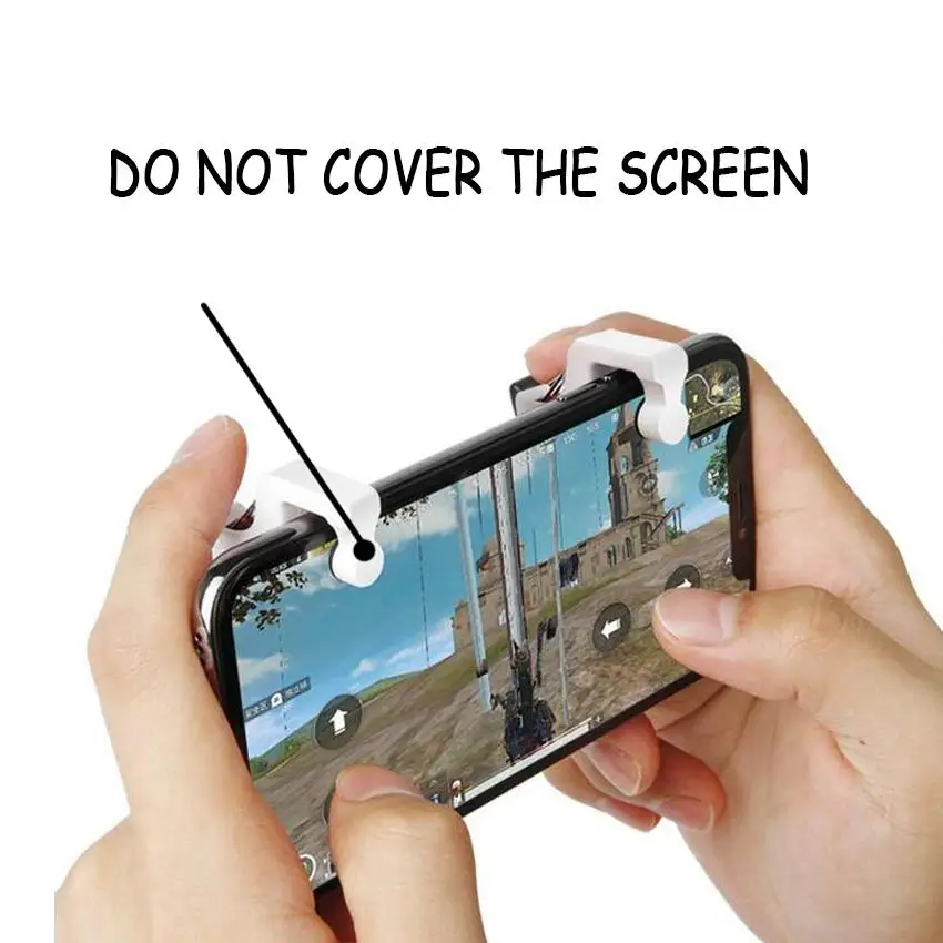 Gaming Trigger Fire Button Aim Key Smart Phone Games L1R1 Shooter Controller For PUBG/Rules of Survival/Knives Out
Gaming Trigger Fire Button Aim Key Smart Phone Games L1R1 Shooter Controller For PUBG/Rules of Survival/Knives Out