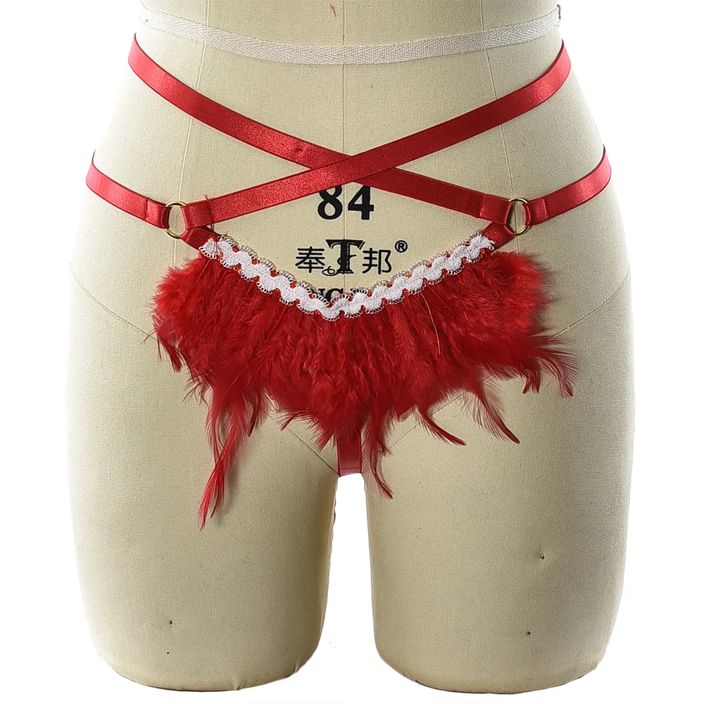 JLX.HARNES Red Sexy Hollow Thongs Body Cage G-string Burning Harness Belt Feather Panties Briefs Rave Wear Bondage Body Harness
JLX.HARNES Red Sexy Hollow Thongs Body Cage G-string Burning Harness Belt Feather Panties Briefs Rave Wear Bondage Body Harness