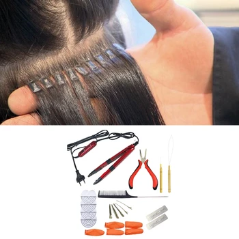 ABVP Dedicated Thermostat Hair Extension Seamless Heating Control Flat Plate Fusion Hair Extension Tool Set Keratin Adhesive Ext
ABVP Dedicated Thermostat Hair Extension Seamless Heating Control Flat Plate Fusion Hair Extension Tool Set Keratin Adhesive Ext