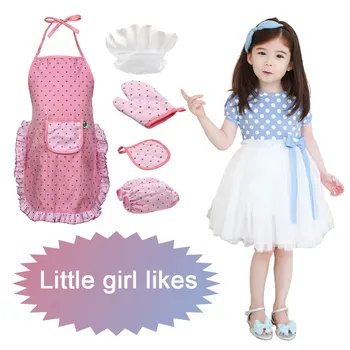 Chef Role Play Clothes Set Apron Chef Hat Kitchen Utensils Cake Cutter Cupcake Moulds Gloves for kids Gift Cooking & Baking Set
Chef Role Play Clothes Set Apron Chef Hat Kitchen Utensils Cake Cutter Cupcake Moulds Gloves for kids Gift Cooking & Baking Set