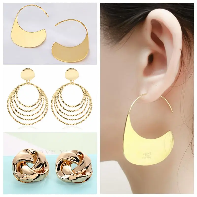 Canner New Arrival Personality Geometric Metal Style Stylish Irregular Mirror Hook Stud Earring for Women Girls Party Jewelry
Canner New Arrival Personality Geometric Metal Style Stylish Irregular Mirror Hook Stud Earring for Women Girls Party Jewelry
