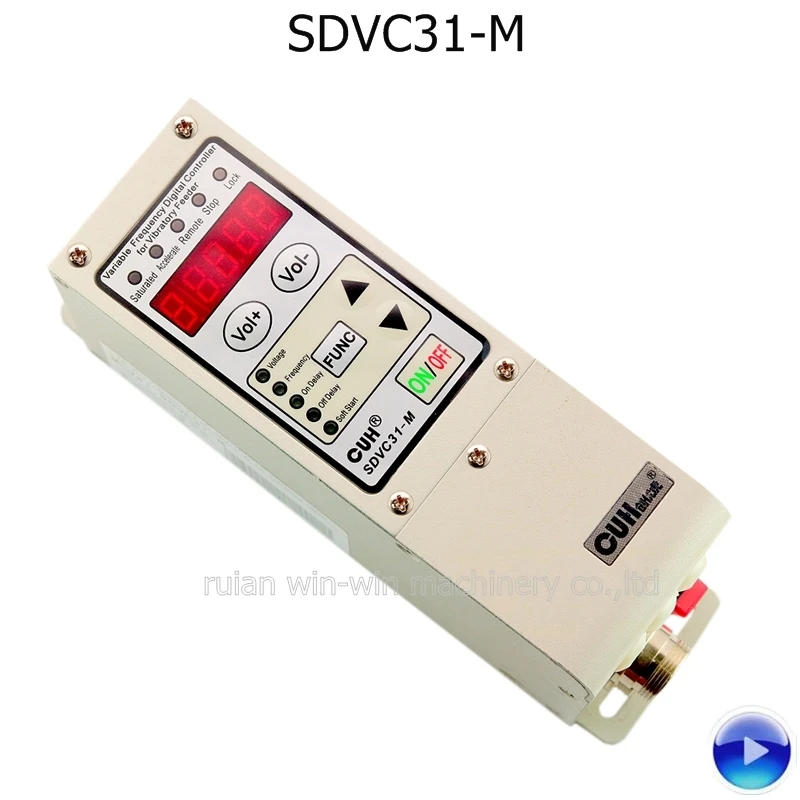 SDVC31-M Variable Frequency Digital Controller for Vibratory Bowl/Parts/Linear feeder controller
SDVC31-M Variable Frequency Digital Controller for Vibratory Bowl/Parts/Linear feeder controller