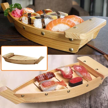 Restaurant Sashimi Handmade Tableware Simple Removable Bar Japanese Cuisine Wooden Sushi Boat Cold Dishes Platter Serving Tray 
Restaurant Sashimi Handmade Tableware Simple Removable Bar Japanese Cuisine Wooden Sushi Boat Cold Dishes Platter Serving Tray